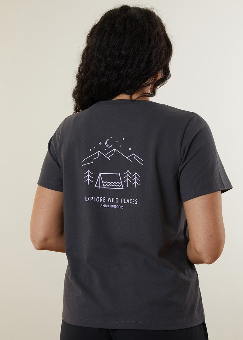 Campground Tee - Charcoal