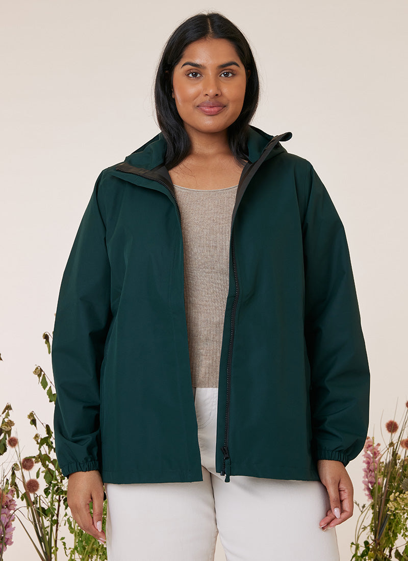 Elements Waterproof Jacket - Eucalyptus