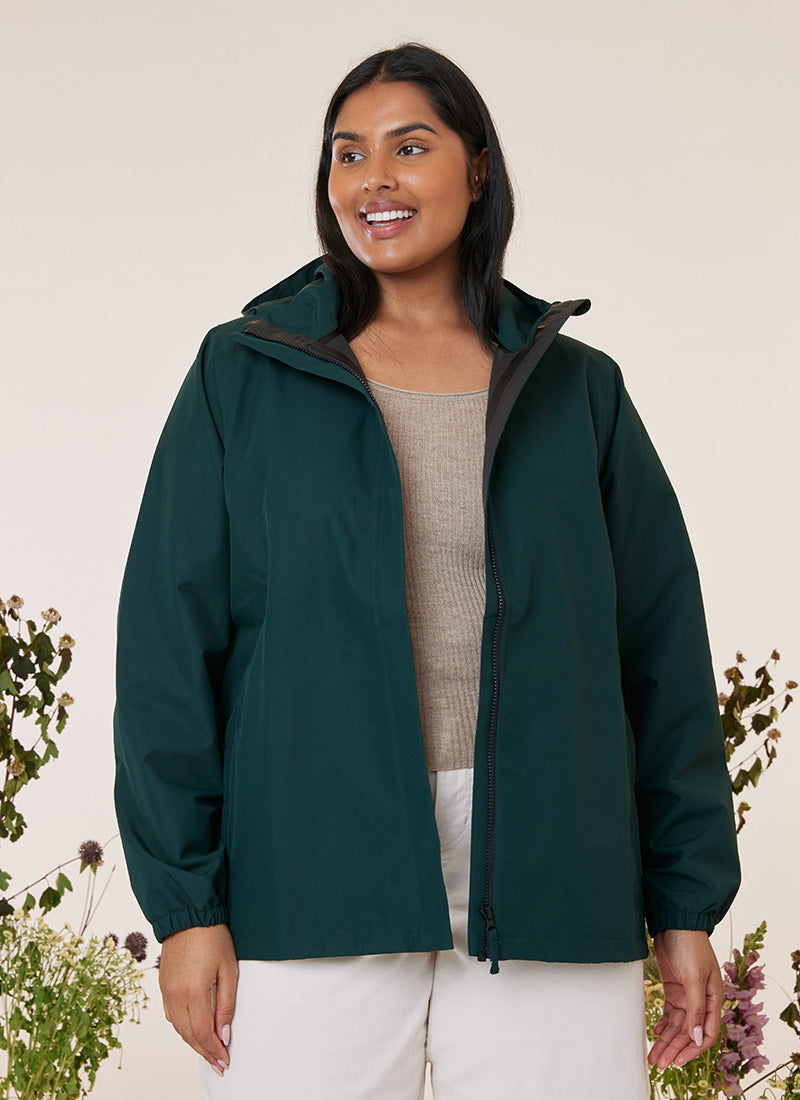 Elements Waterproof Jacket - Eucalyptus