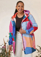 Refuge Long Waterproof Jacket - Opal