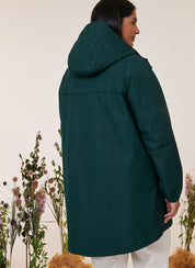 Refuge Long Waterproof Jacket - Eucalyptus