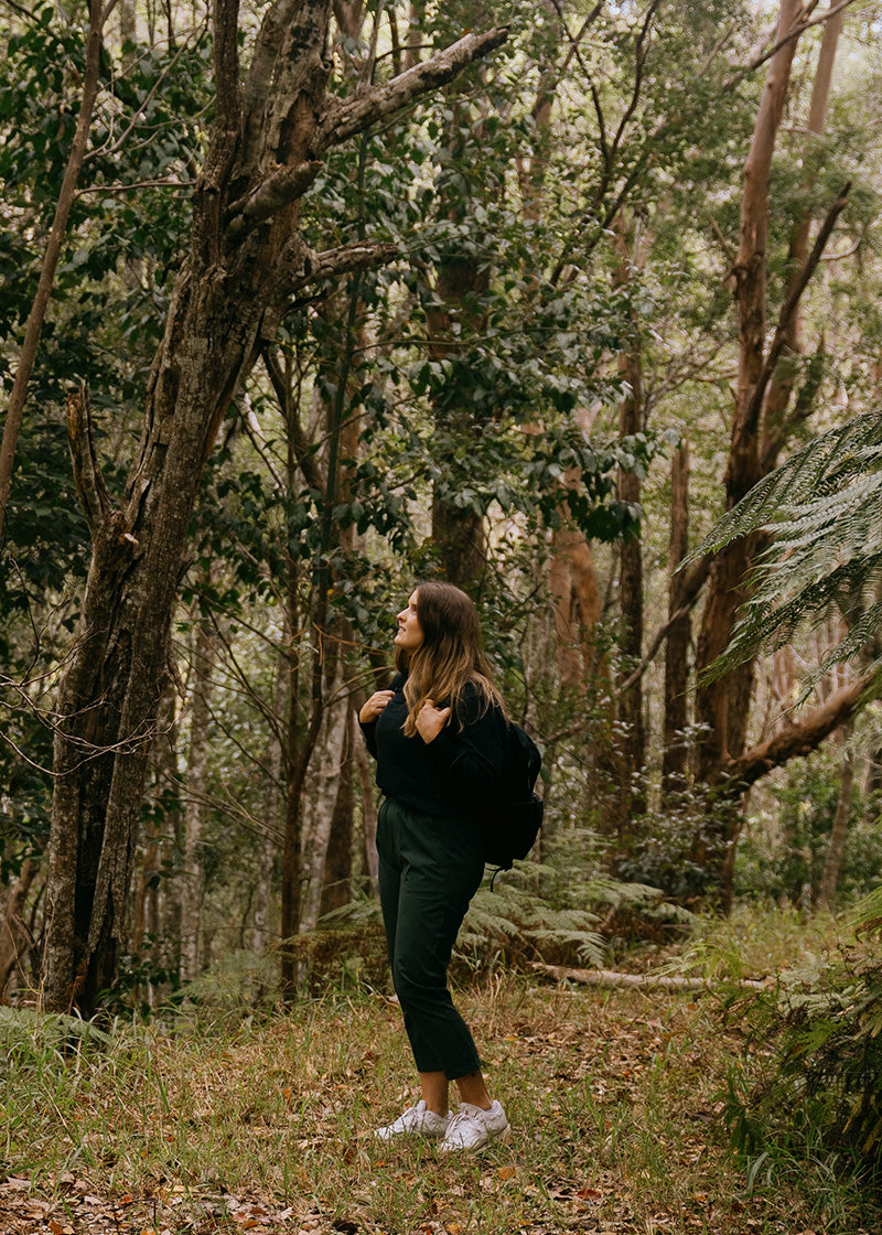 Trail Pants - Green  Sustainable Australian Hiking Pants - Amble Outdoors