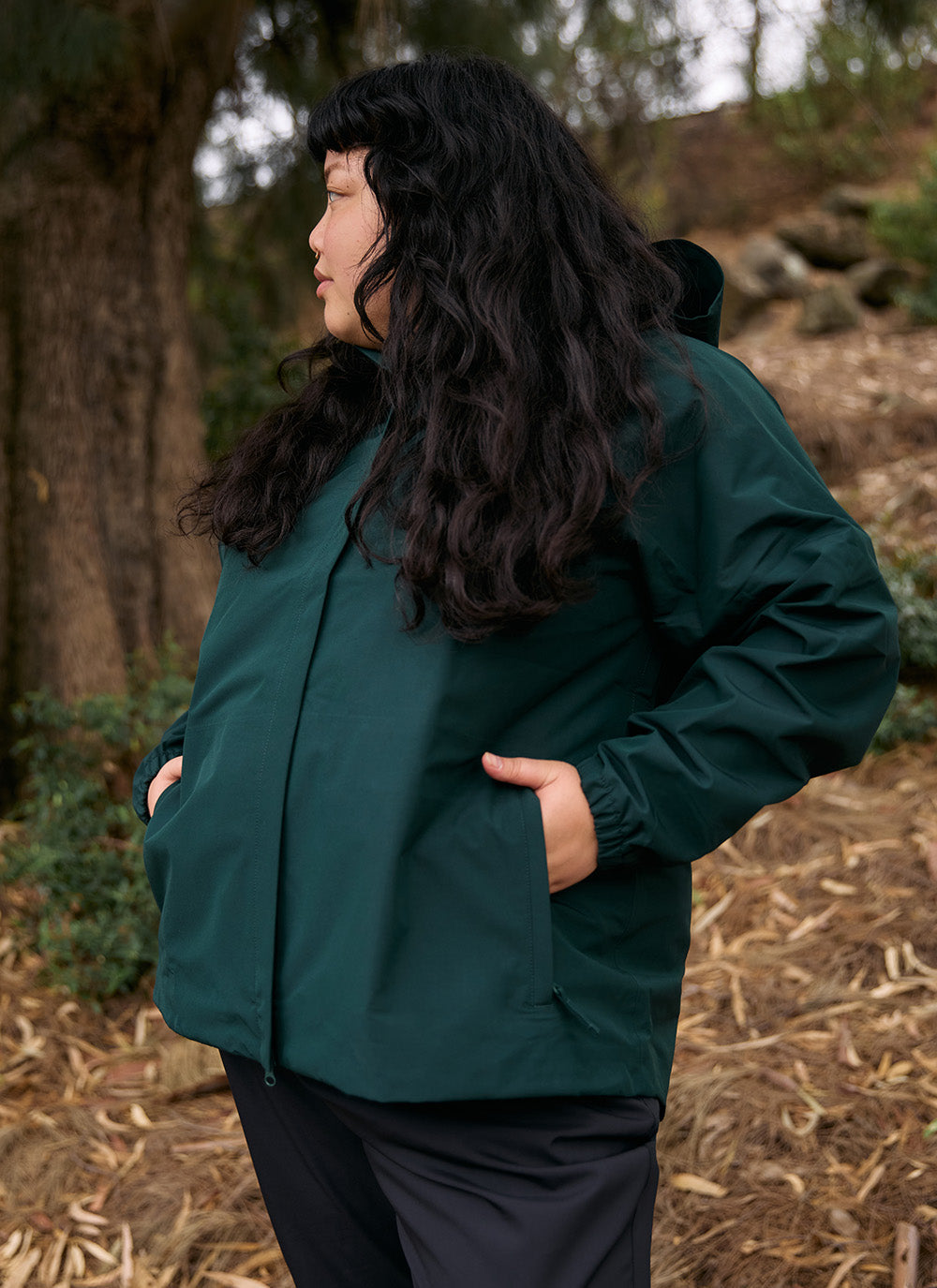 Elements Waterproof Jacket - Eucalyptus
