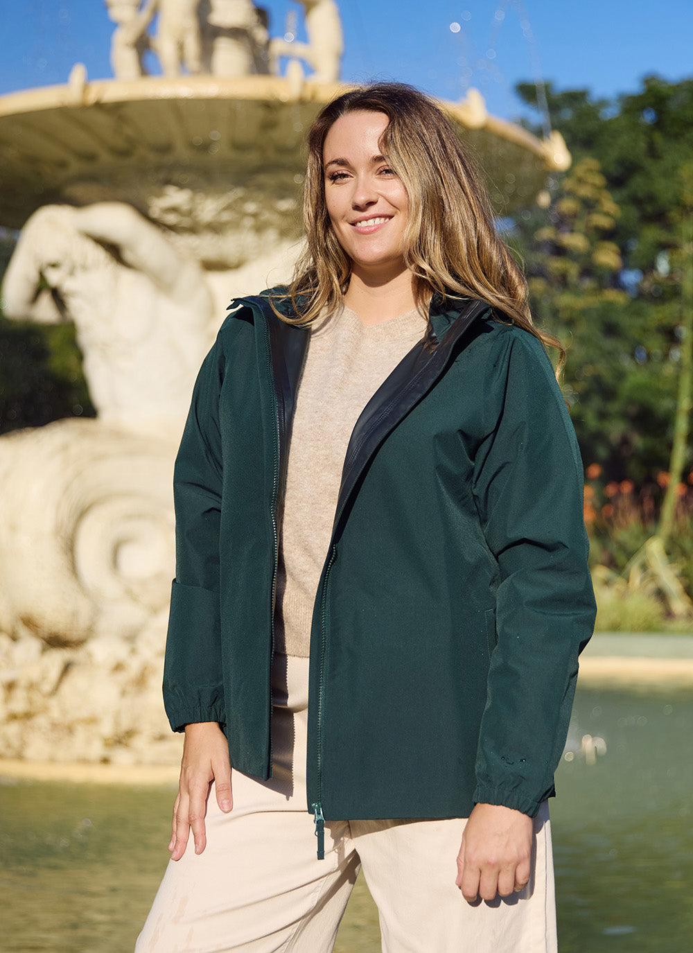 Elements Waterproof Jacket - Eucalyptus