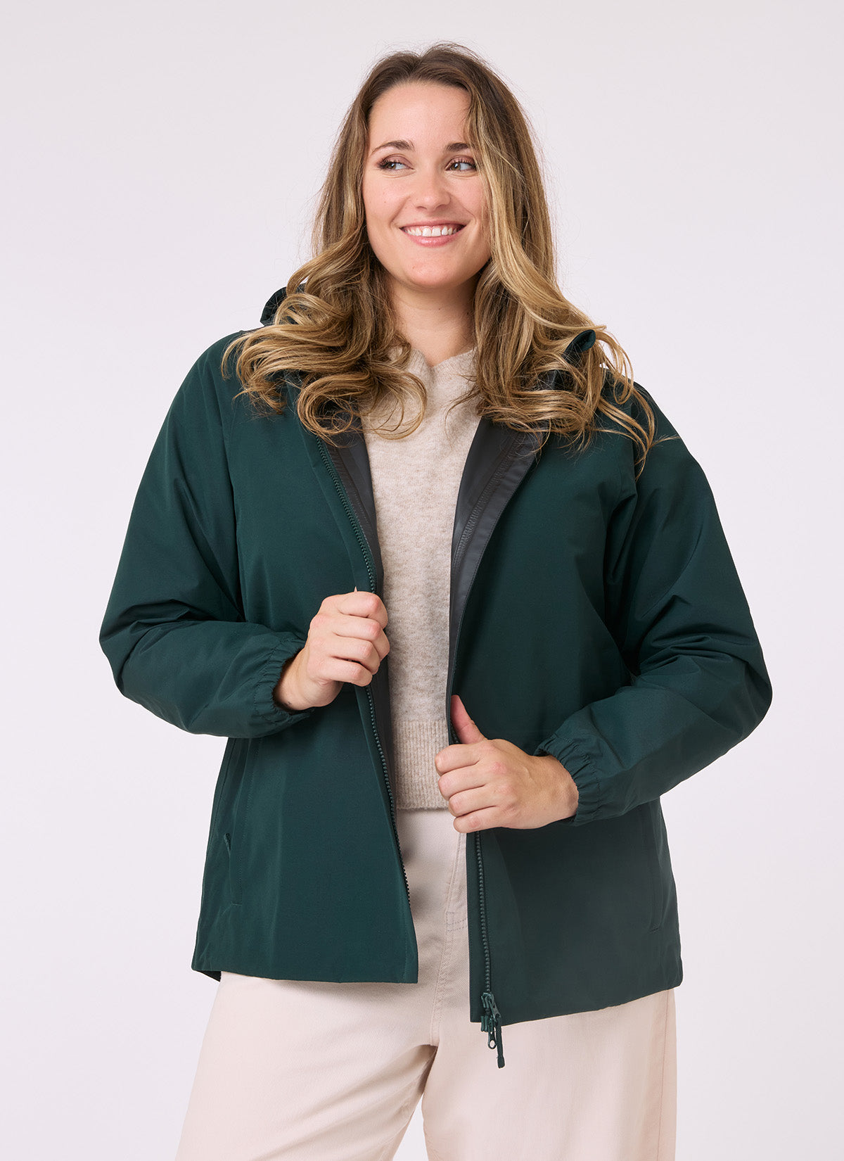 Elements Waterproof Jacket - Eucalyptus