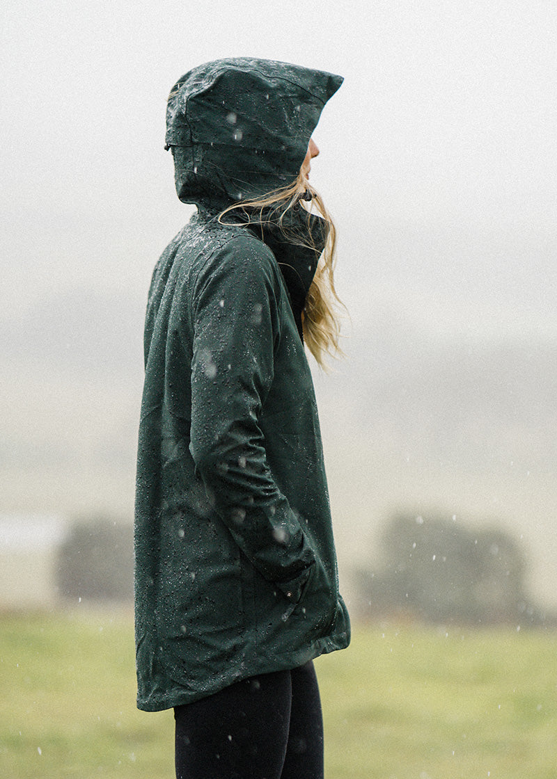 Elements Waterproof Jacket - Women's Hip Length Raincoat