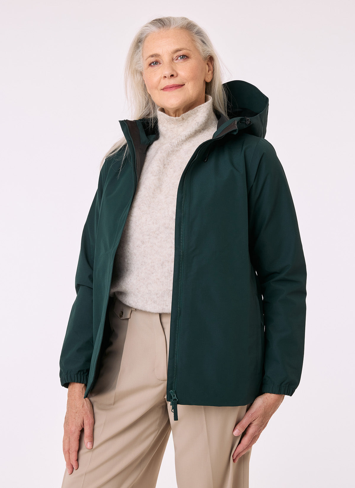Elements Waterproof Jacket - Eucalyptus