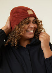 Highlands Beanie - Rust (Front Label)