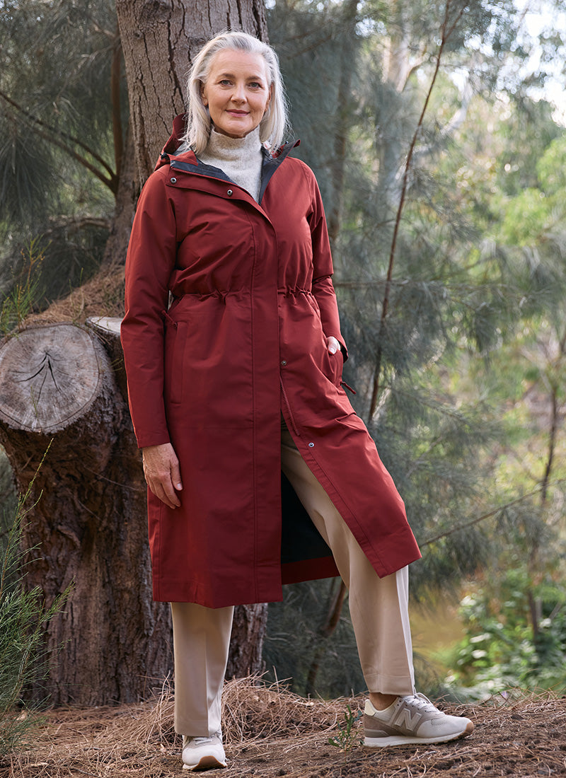 Overlander Waterproof Jacket - Terracotta