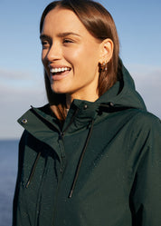 Refuge Long Waterproof Jacket - Eucalyptus