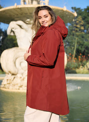 Refuge Waterproof Jacket - Terracotta