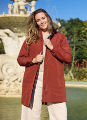Refuge Waterproof Jacket - Terracotta