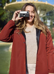 Refuge Waterproof Jacket - Terracotta
