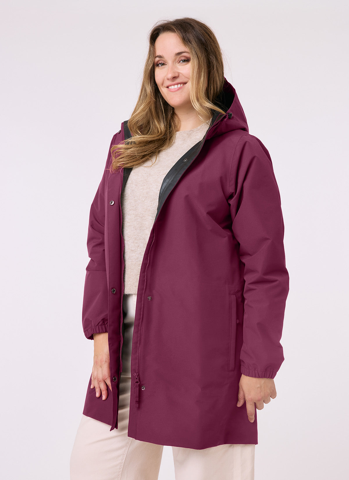 Refuge Waterproof Jacket - Mulberry