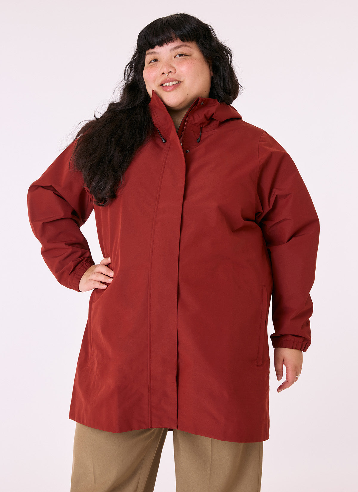 Refuge Waterproof Jacket - Terracotta