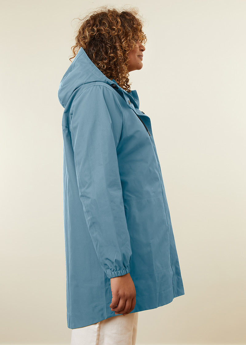 Refuge Long Waterproof Jacket - Glacier