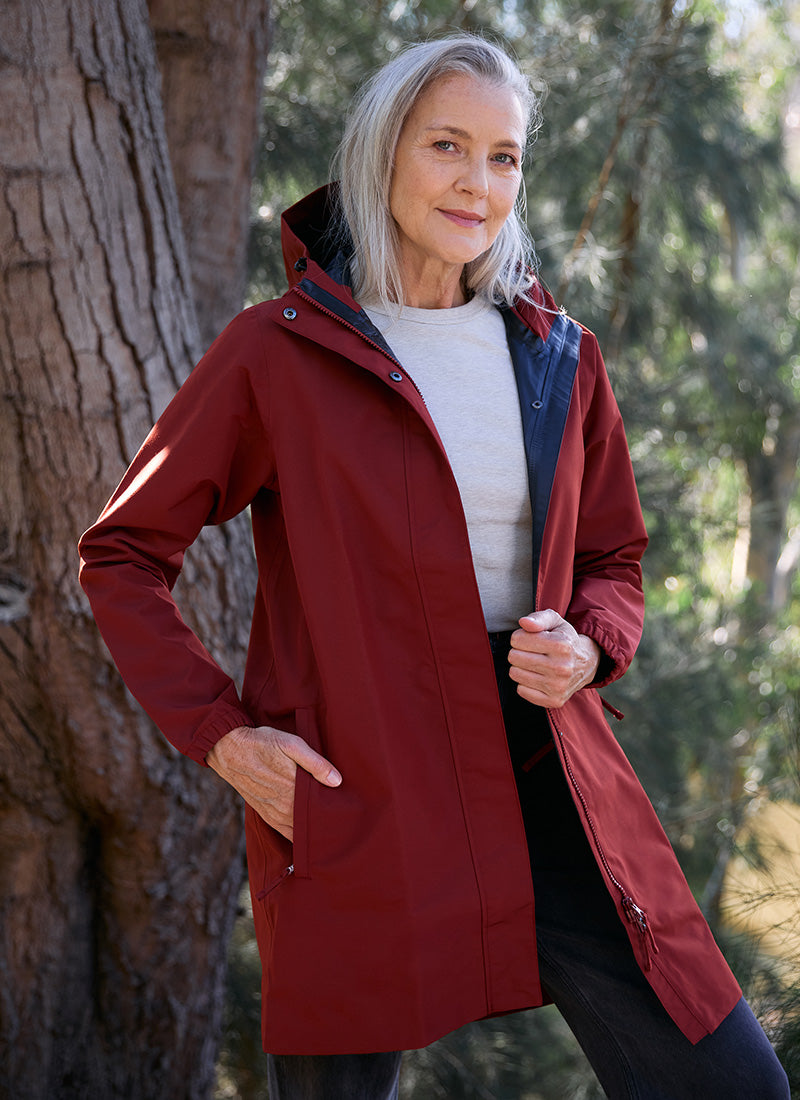 Refuge Waterproof Jacket - Terracotta