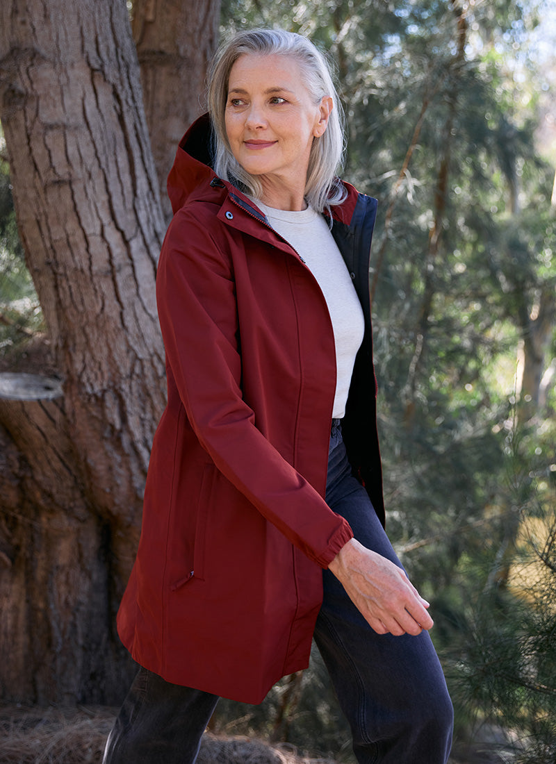 Refuge Waterproof Jacket - Terracotta