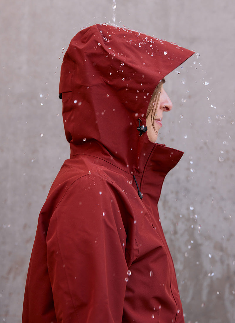 Refuge Waterproof Jacket - Terracotta
