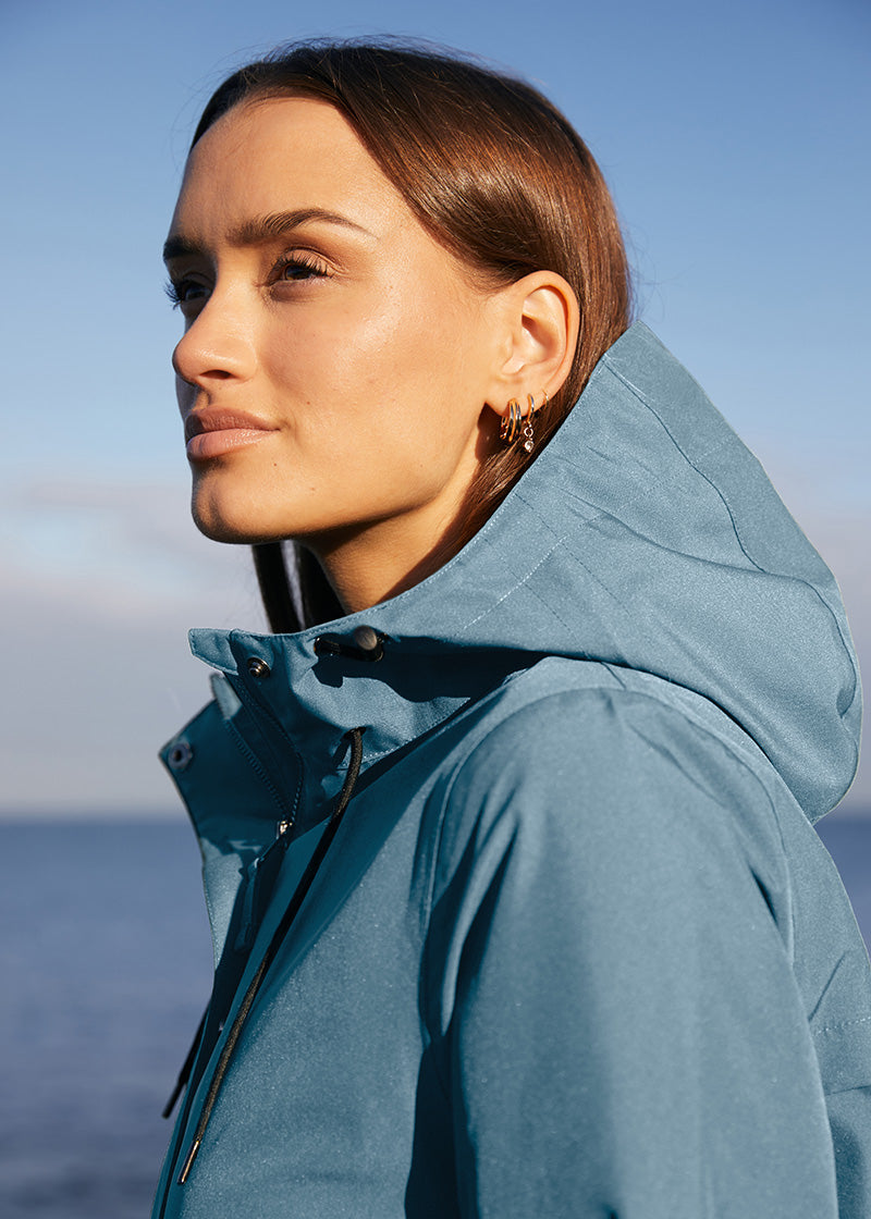 Refuge Long Waterproof Jacket - Glacier