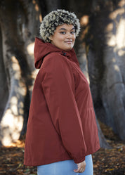 Elements Waterproof Jacket - Terracotta